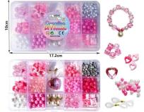 Opakowanie Koraliki w odcieniach różu