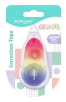 Opakowanie Korektor w taśmie KEYROAD Jelly Gel 15mx5mm blister 1szt.mix