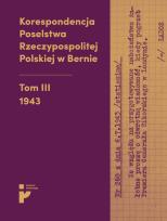 Okładka książki Korespondencja Poselstwa Rzeczypospolitej Polskiej