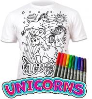 Opakowanie Koszulka do wielokrotnego kolor. Jednorożec 7-8
