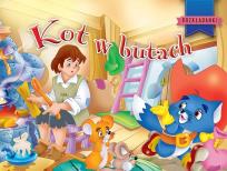 Okładka książki Kot w butach. Rozkładanki