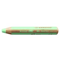 Opakowanie Kredka drewniana woody 3w1 zielony pastel STABILO
