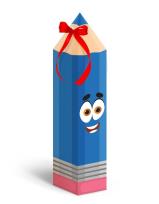 Opakowanie Kredka rożek obfitości na słodycze - niebieska 2sz