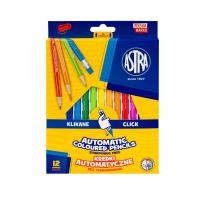 Opakowanie Kredki automatyczne heksagonalne Astra 12 kolorów