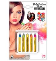 Opakowanie Kredki do malowania twarzy i ciała 5 kolorów