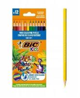 Opakowanie Kredki drewniane Kids Smooth ECO 12szt BIC
