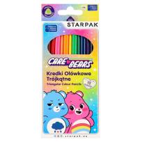 Opakowanie Kredki ołowkowe trójkątne Care Bears 12 kolorów
