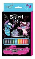 Opakowanie Kredki ołówkowe trójkątne Jumbo Stitch 12 kolorów