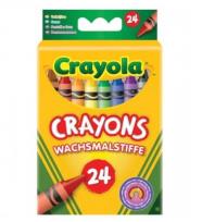 Okładka książki Kredki świecowe bezpieczne 24 kolory CRAYOLA