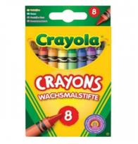 Okładka książki Kredki świecowe bezpieczne 8 kolorów CRAYOLA
