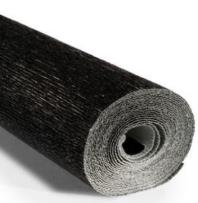 Opakowanie Krepina 50x250cm 180g metalizowana czarna