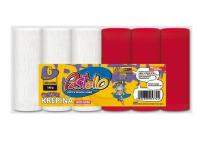 Opakowanie Krepina mini 10x250cm 180g biało-czerwony 6szt