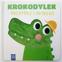 Okładka książki Krokodylek. Poczytaj i dotknij