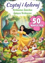 Okładka książki Królewna Śnieżka / Śpiąca Królewna. Czytaj i koloruj