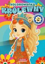 Okładka książki Królewny. Kolorowanka z naklejkami
