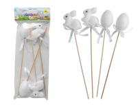 Opakowanie Króliczki i jajka na piku białe