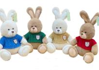 Opakowanie Królik w sweterku 25cm MIX