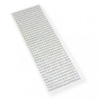 Opakowanie Kryształki samoprzylepne srebrne 6mm