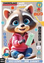 Okładka książki Krzyżówki i inne zabawy. Seria z markerkiem