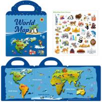 Opakowanie Książeczka z naklejkami mapa świata