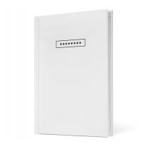 Opakowanie Książka haseł internetowych biała