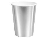 Opakowanie Kubeczki papierowe srebrne 250ml 6szt