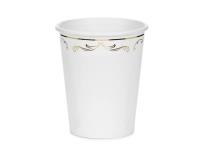 Opakowanie Kubeczki z ornamentem biały 220ml 6szt