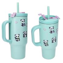 Opakowanie Kubek 470ml termiczny ze słomką To Go Panda  14142A