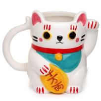 Opakowanie Kubek ceramiczny - Kot Szczęścia Maneki Neko biały