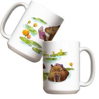 Opakowanie Kubek - Kapibary książkowe 440ml