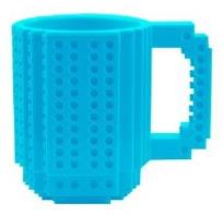 Opakowanie Kubek klockowy Neon niebieski