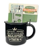 Opakowanie Kubek + multitool - Najlepszy Tata