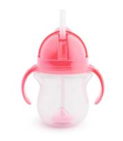 Opakowanie Kubek Munchkin niekapek ze słomką 207ml różowy