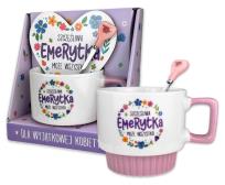 Opakowanie Kubek serce - Szczęśliwa emerytka