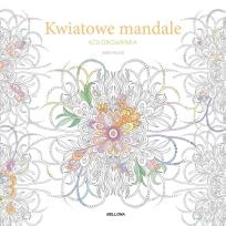 Okładka książki Kwiatowe mandale (kolorowanka)