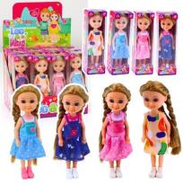 Opakowanie Laleczka mini z długimi włosami 15cm MIX
