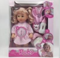 Opakowanie Lalka + akcesoria 12 dźwięków pije i siusia 35cm