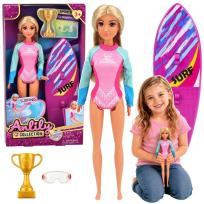 Opakowanie Lalka Anlily Surferka w kombinezonie z deską