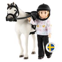Opakowanie Lalka dżokejka zestaw z koniem