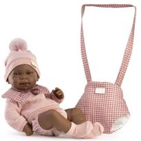 Opakowanie Lalka hiszpańska Indira mulatka z nosidłem 42cm