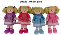 Opakowanie Lalka pluszowa z głosem 40cm L0326 1szt.mix