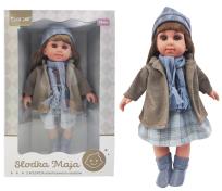 Opakowanie Lalka słodka Maja w szarym sweterku