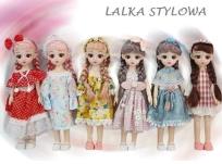Opakowanie Lalka stylowa zginane ręce i nogi 29cm MIX