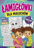 Okładka książki Łamigłówki dla maluchów z naklejkami