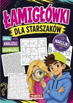 Okładka książki Łamigłówki dla starszaków z naklejkami
