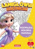 Okładka książki Łamigłówki księżniczki + naklejkami