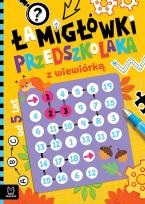 Okładka książki Łamigłówki przedszkolaka z wiewiórką od 5 lat
