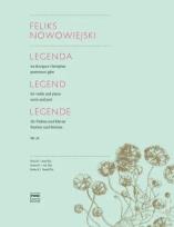 Okładka książki Legenda op.32 na skrzypce i fortepian