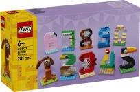Opakowanie LEGO Iconic Urodzinowe cyferki 40807