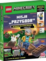 Okładka książki Lego Minecraft. Misja ''Przygoda